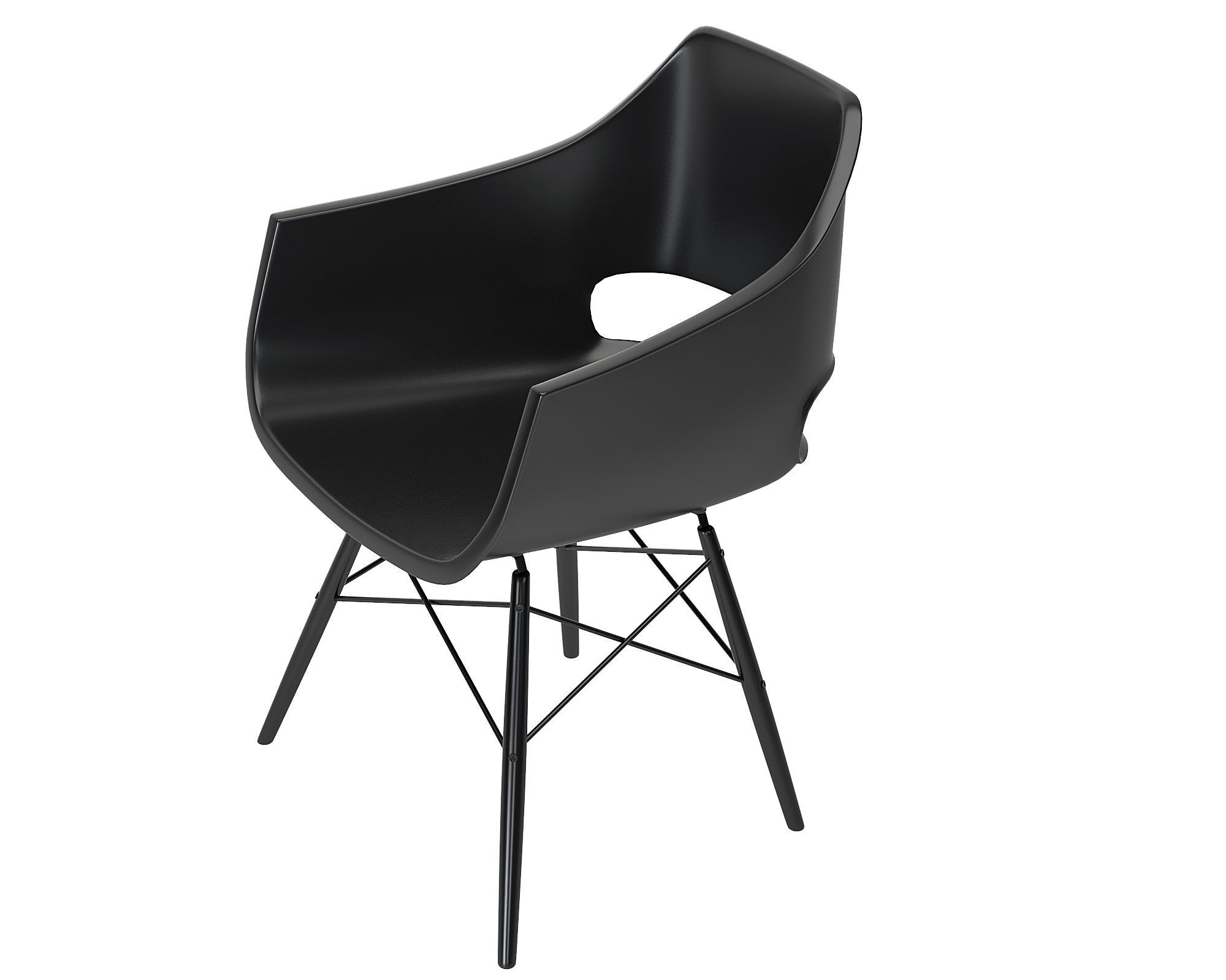 Nature Slim Dining with Jazz Chairs 3D model_2