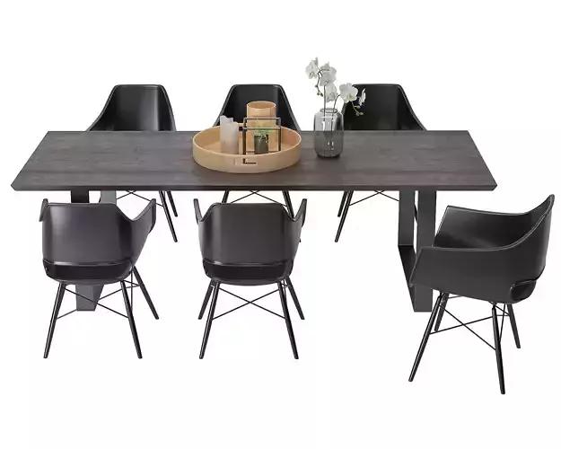 Nature Slim Dining with Jazz Chairs