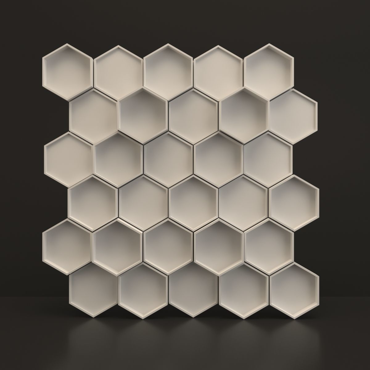3d wall panel  3D model_2