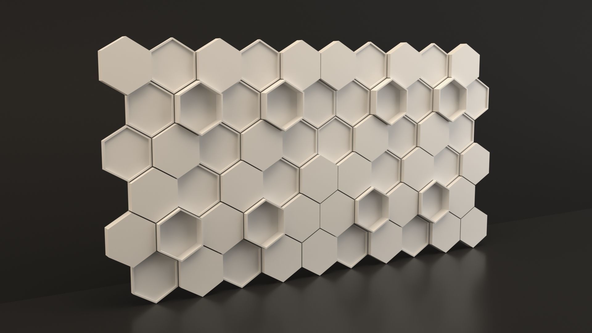 3d wall panel  3D model_5