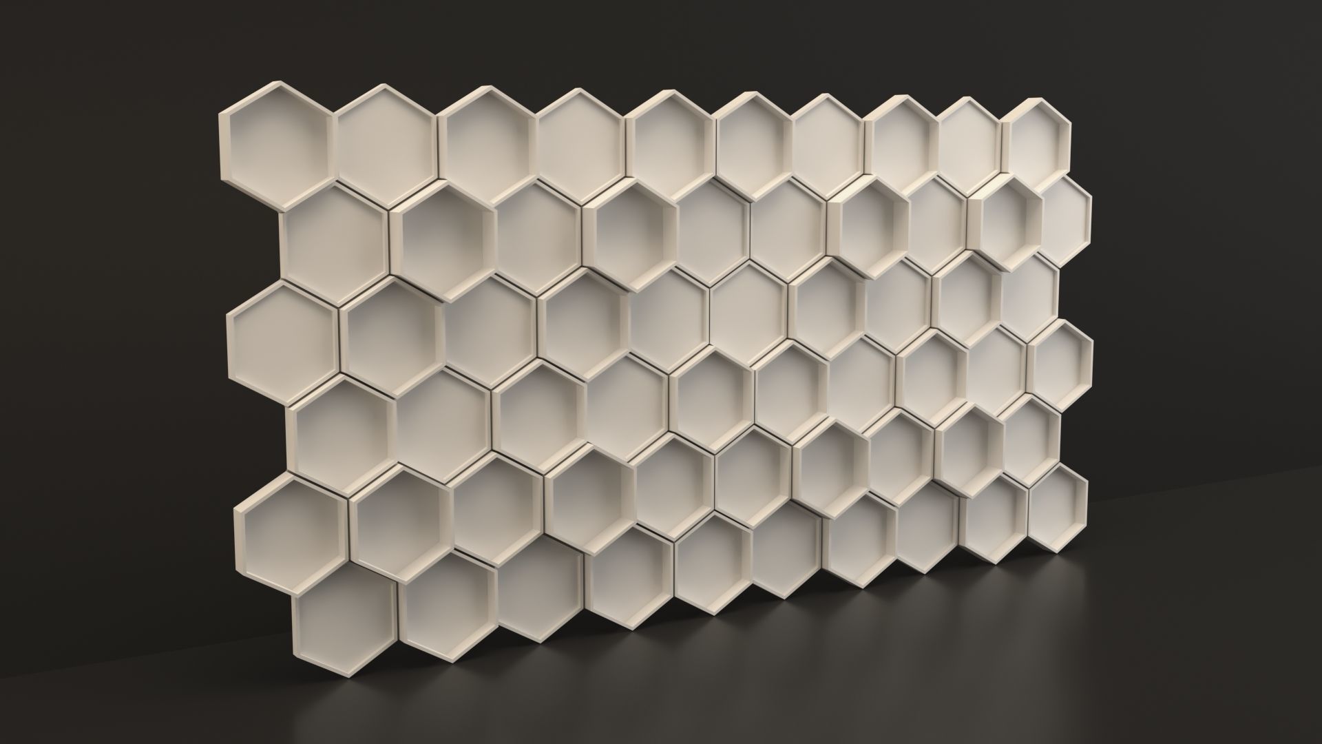 3d wall panel  3D model_3