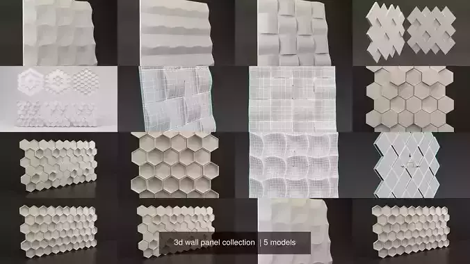 3d wall panel collection 