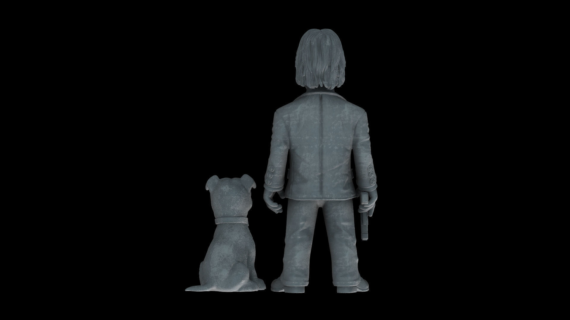 Jhon Wick  3D print model_13