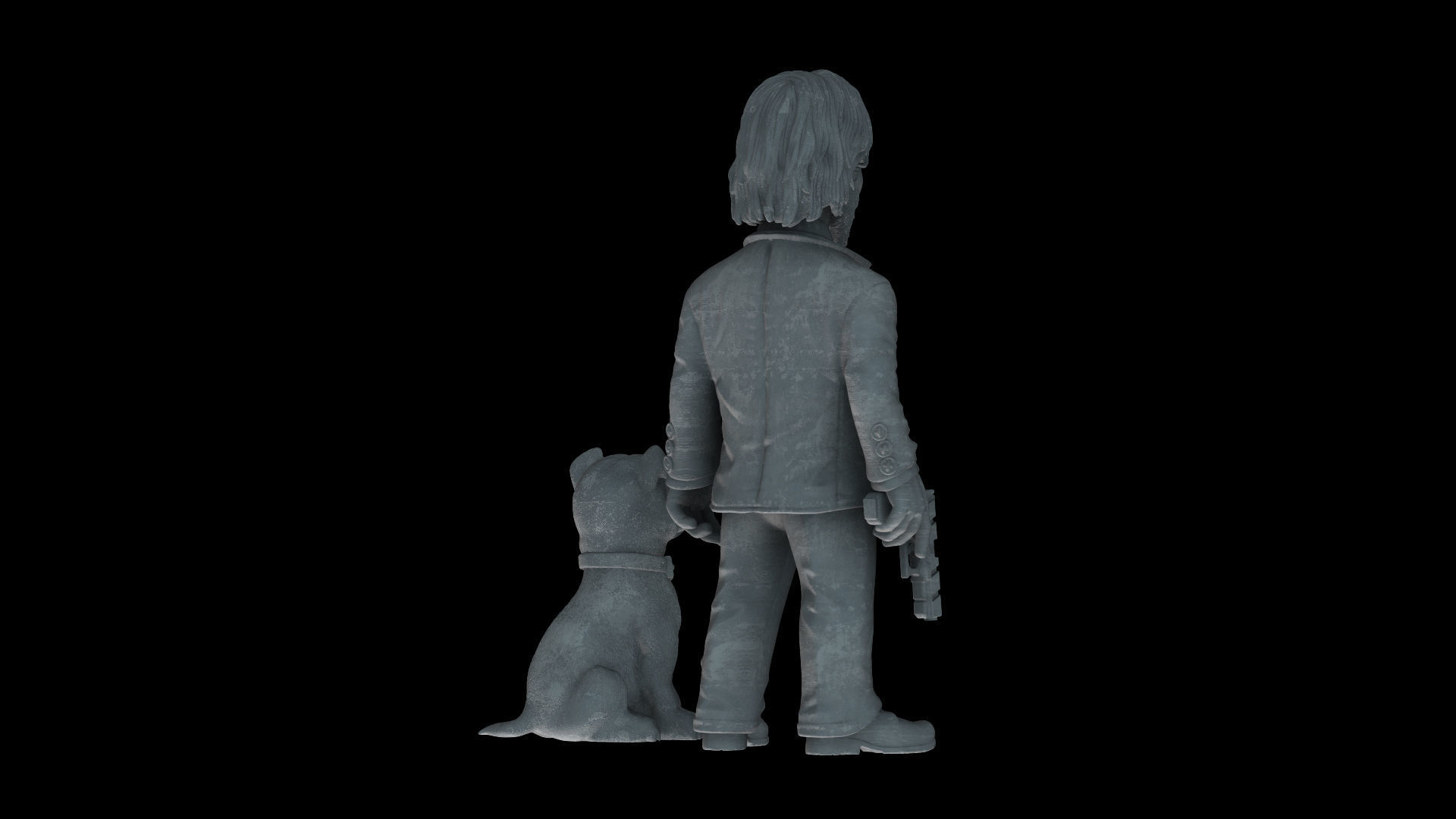 Jhon Wick  3D print model_12