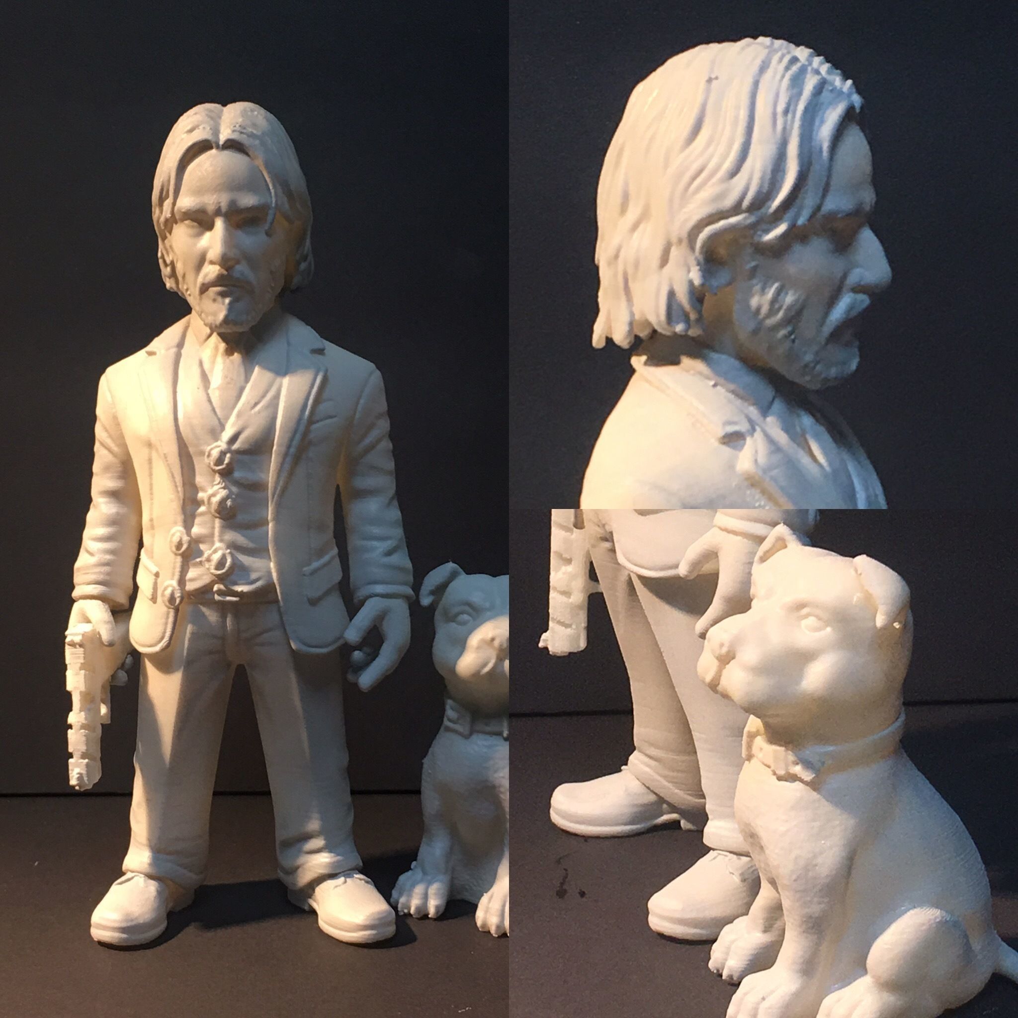 Jhon Wick  3D print model_4