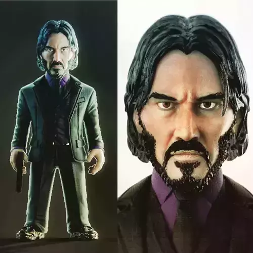 Jhon Wick  3D print model