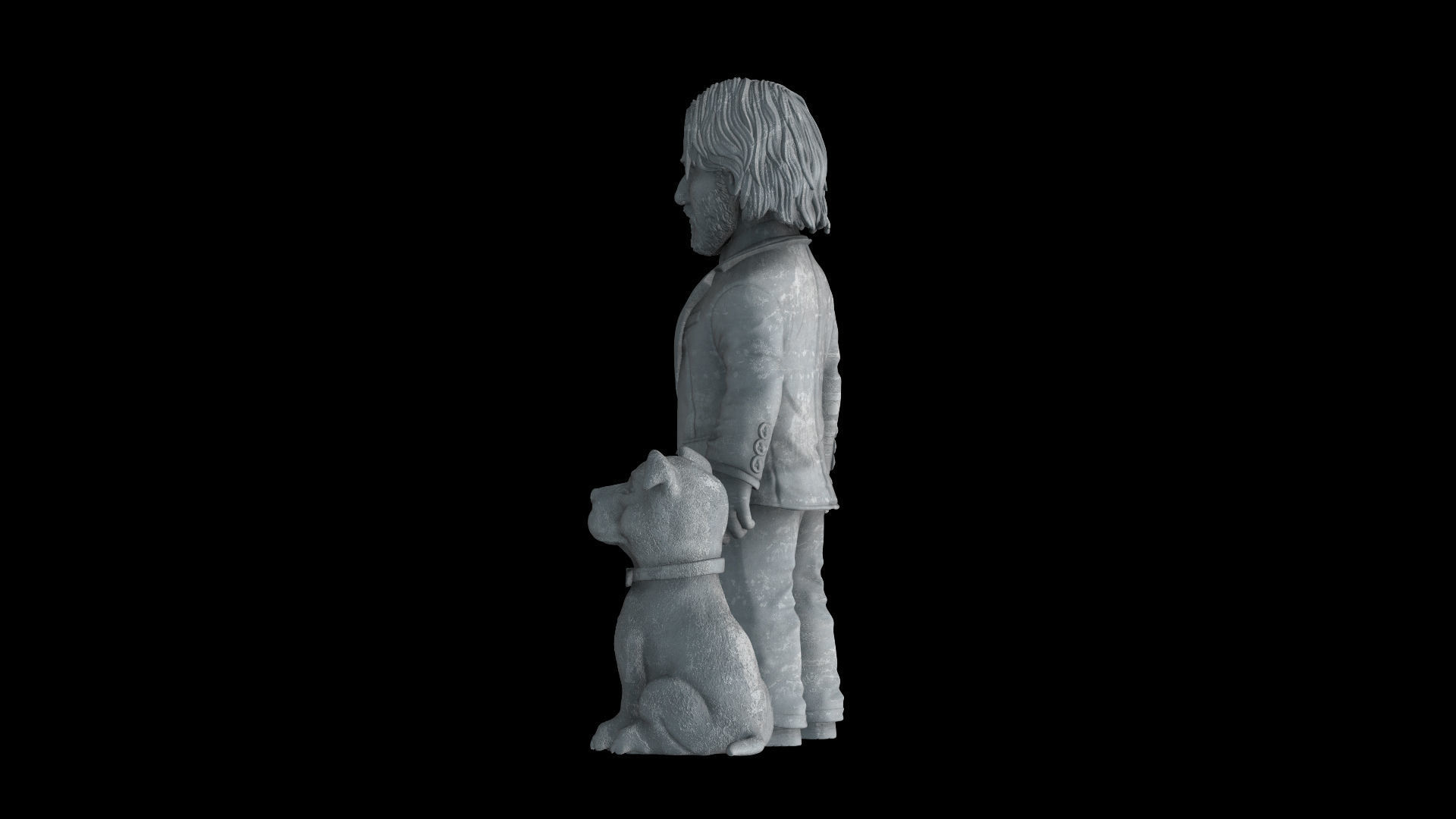Jhon Wick  3D print model_15