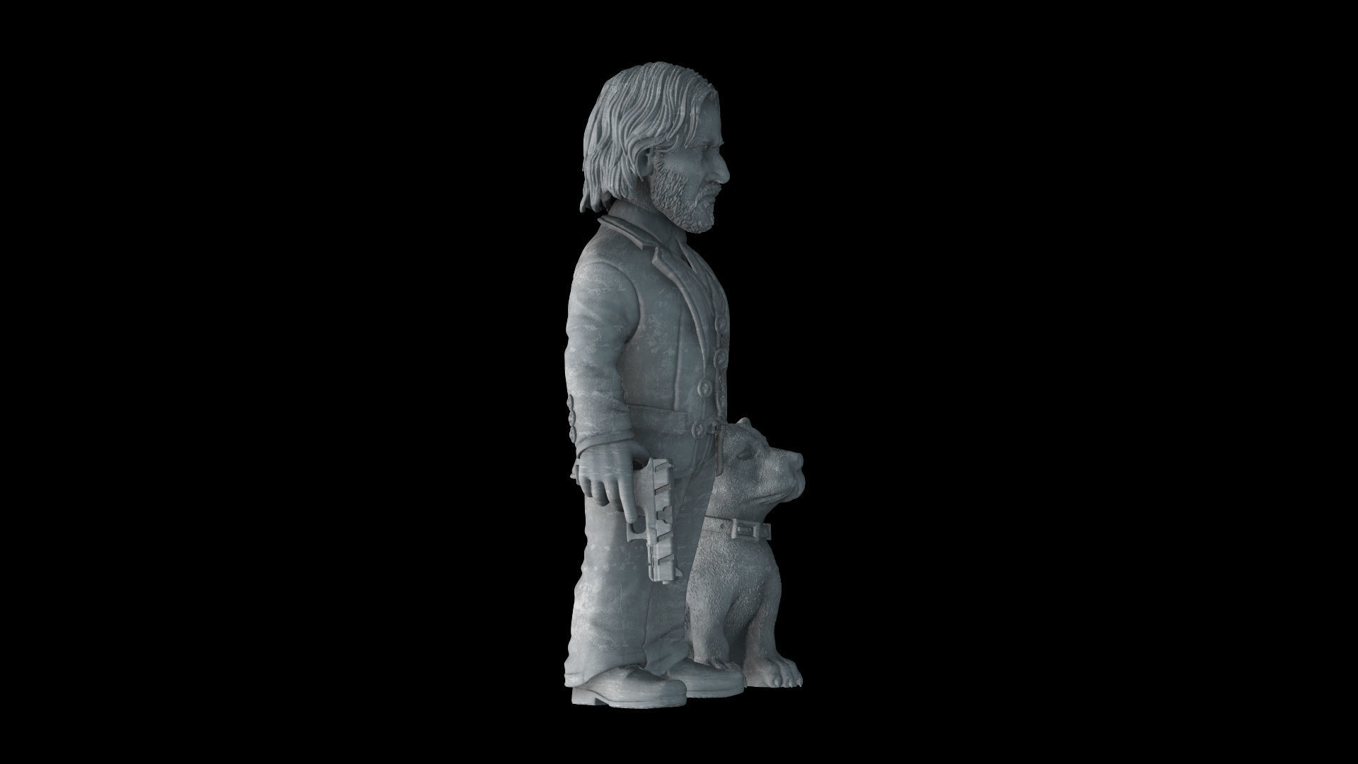 Jhon Wick  3D print model_10
