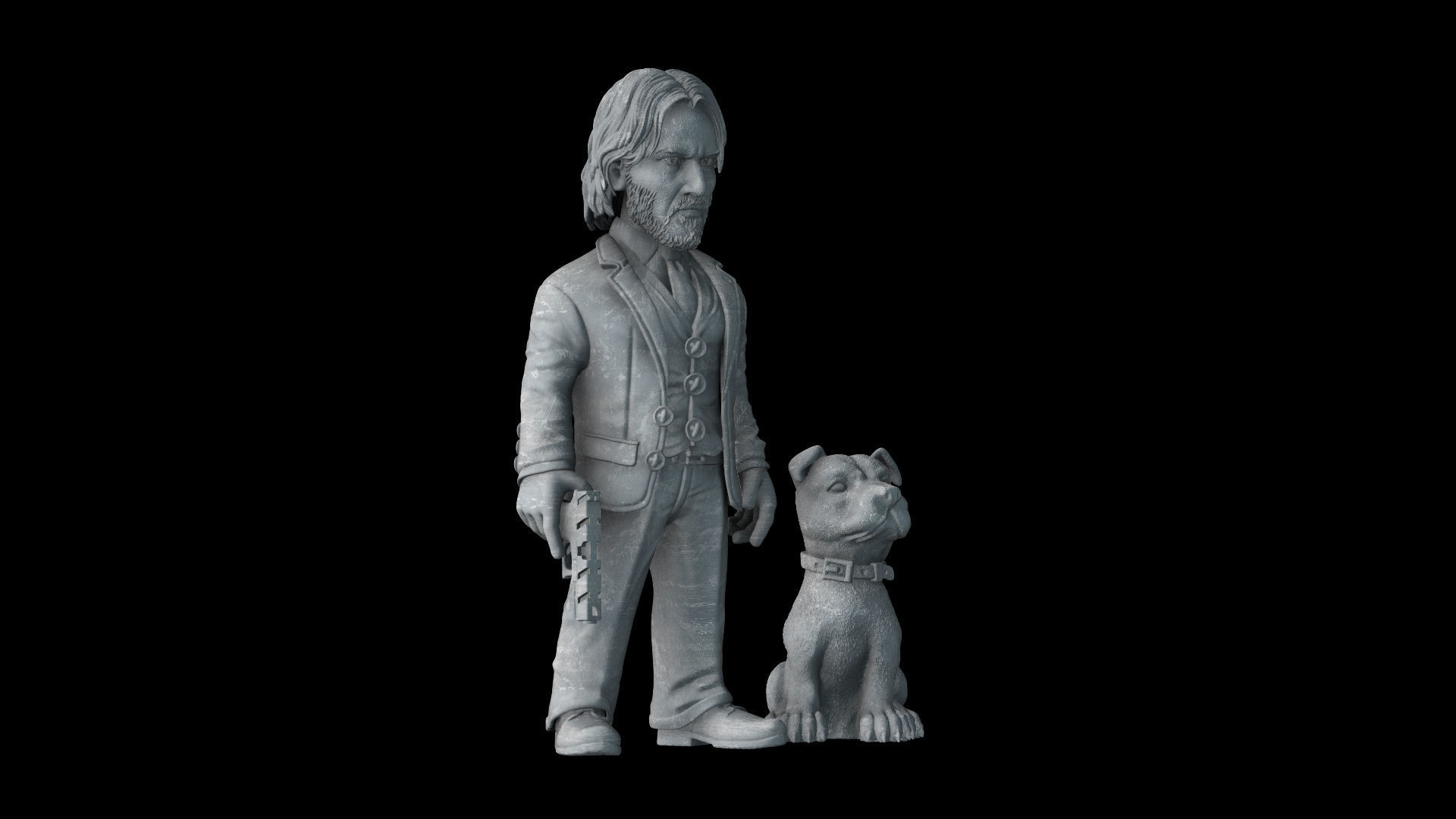 Jhon Wick  3D print model_9
