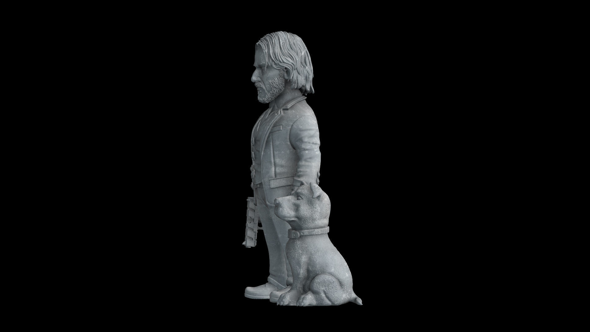 Jhon Wick  3D print model_16