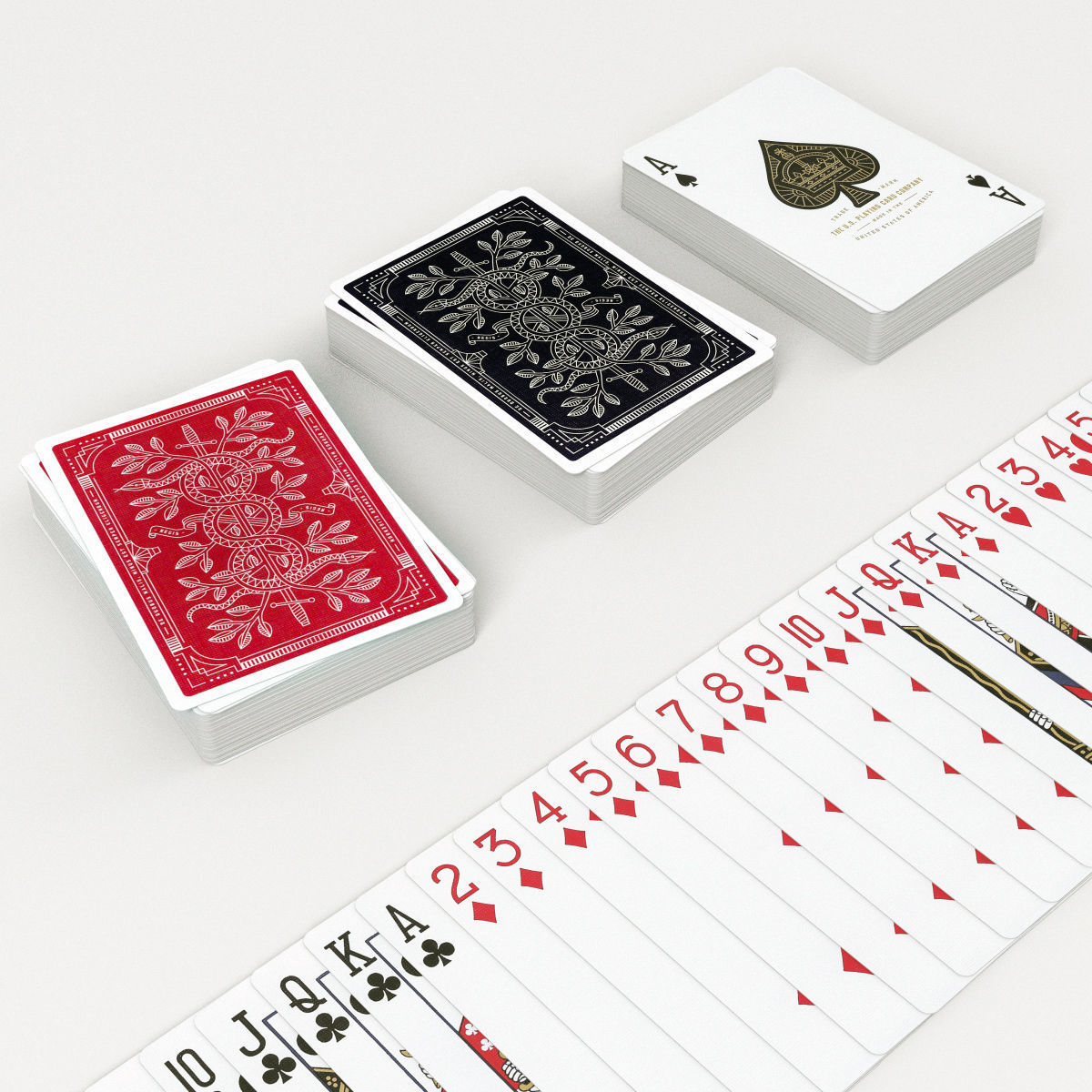 Playing Cards MONARCHS - Poker Card Set 2 - single textures Low-poly 3D model_1