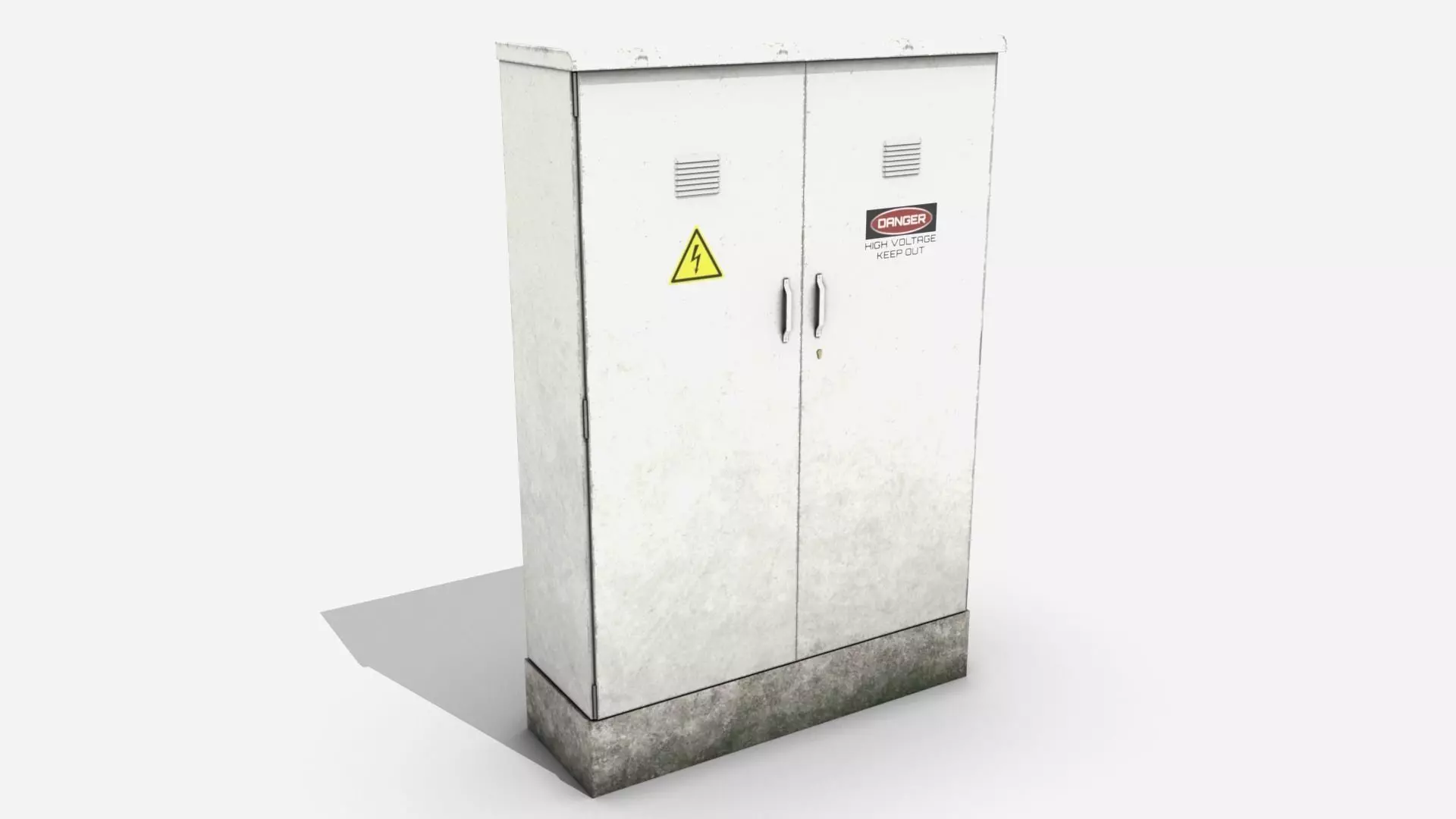 Street Assets - Electrical Box Low-poly 3D model