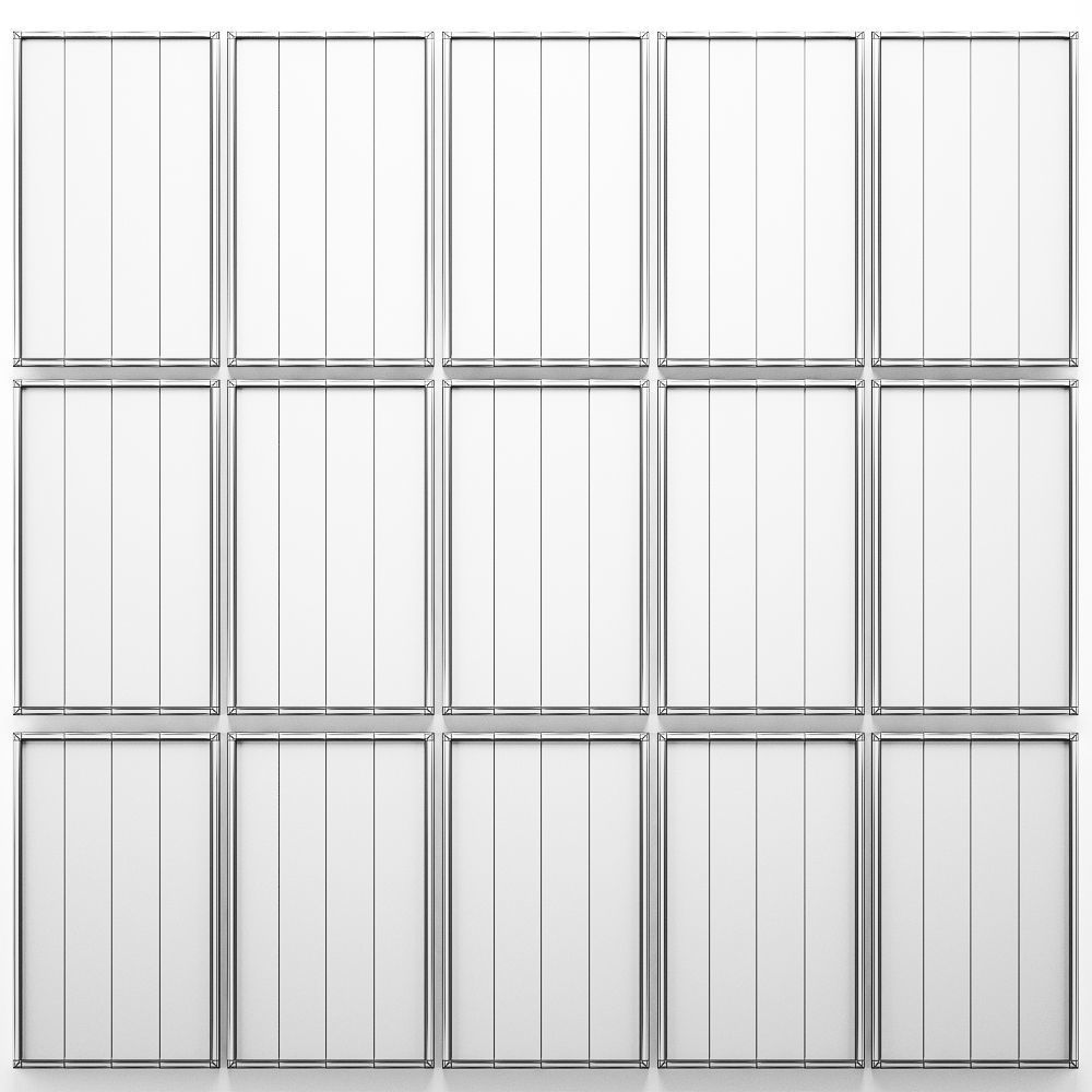 Collection of paintings for walls 10 3D model_8