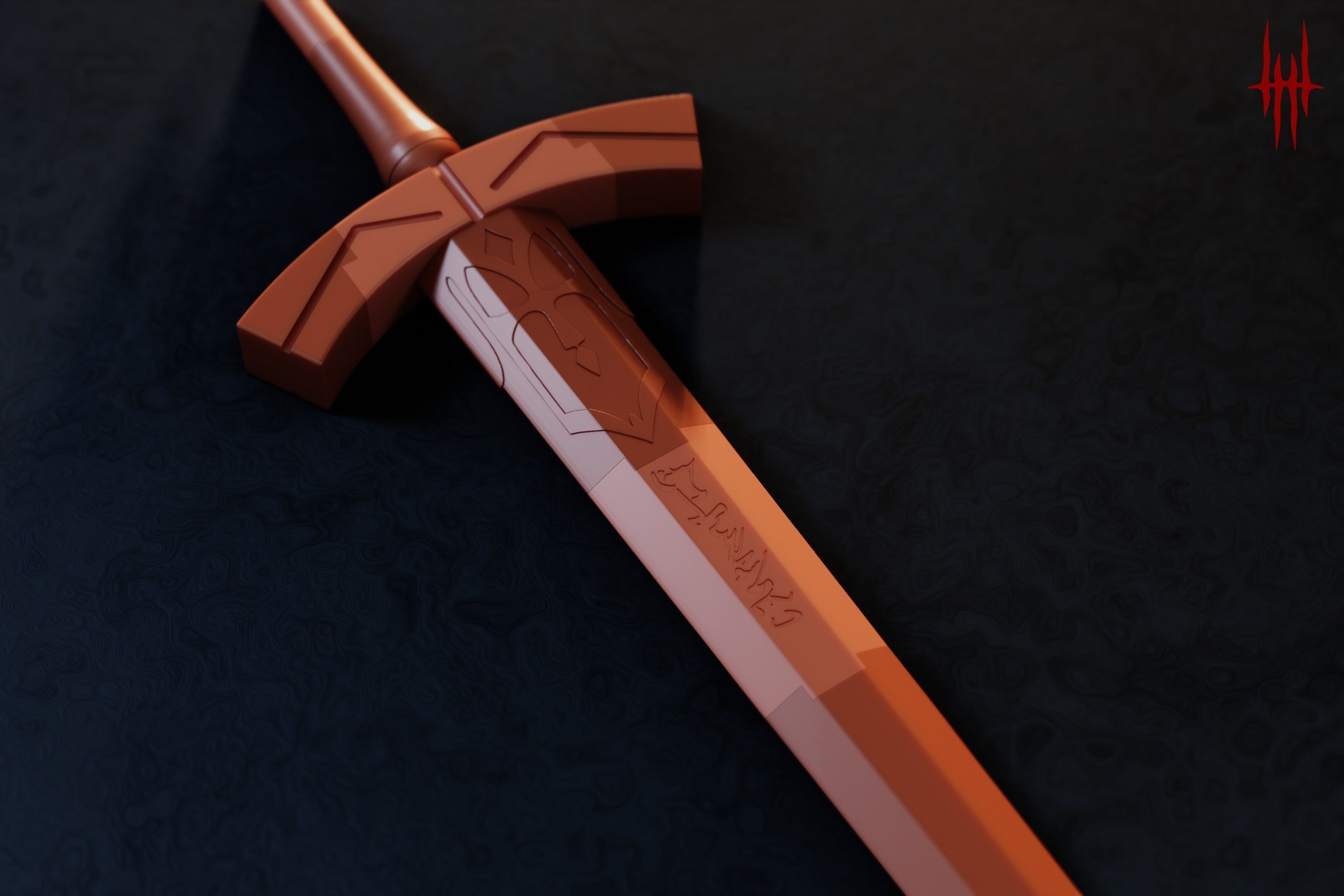 Excalibur - Inspired by Saber from Fate series 3D print model_6