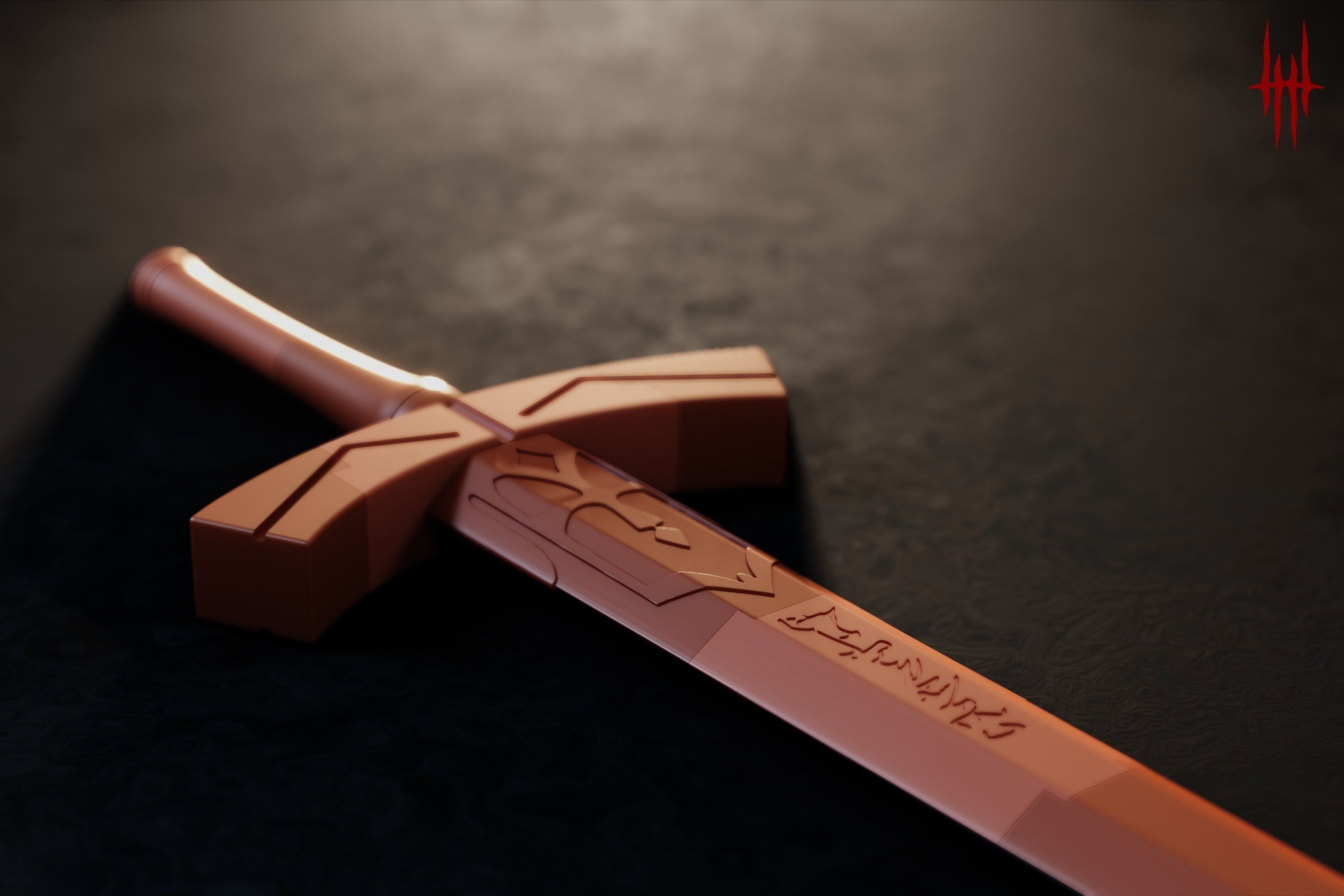 Excalibur - Inspired by Saber from Fate series 3D print model_4