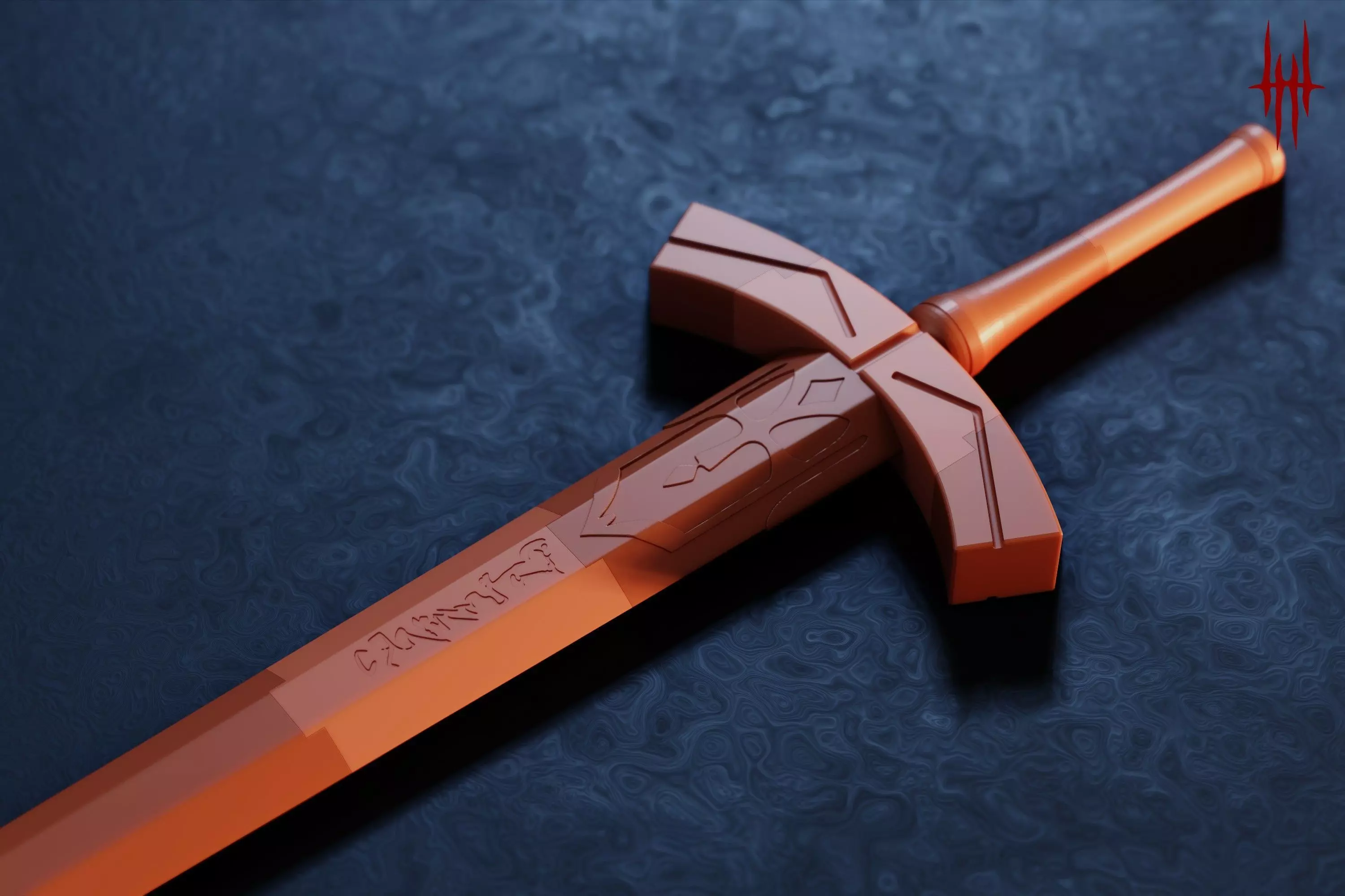 Excalibur - Inspired by Saber from Fate series 3D print model_0