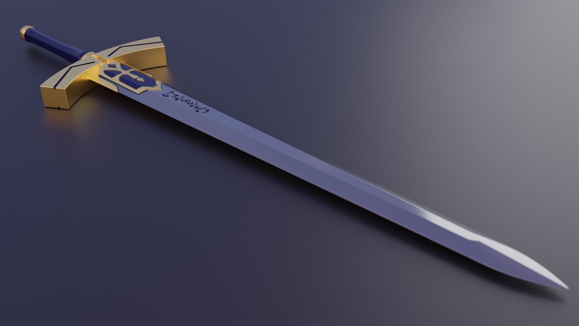 Excalibur - Inspired by Saber from Fate series 3D print model_14