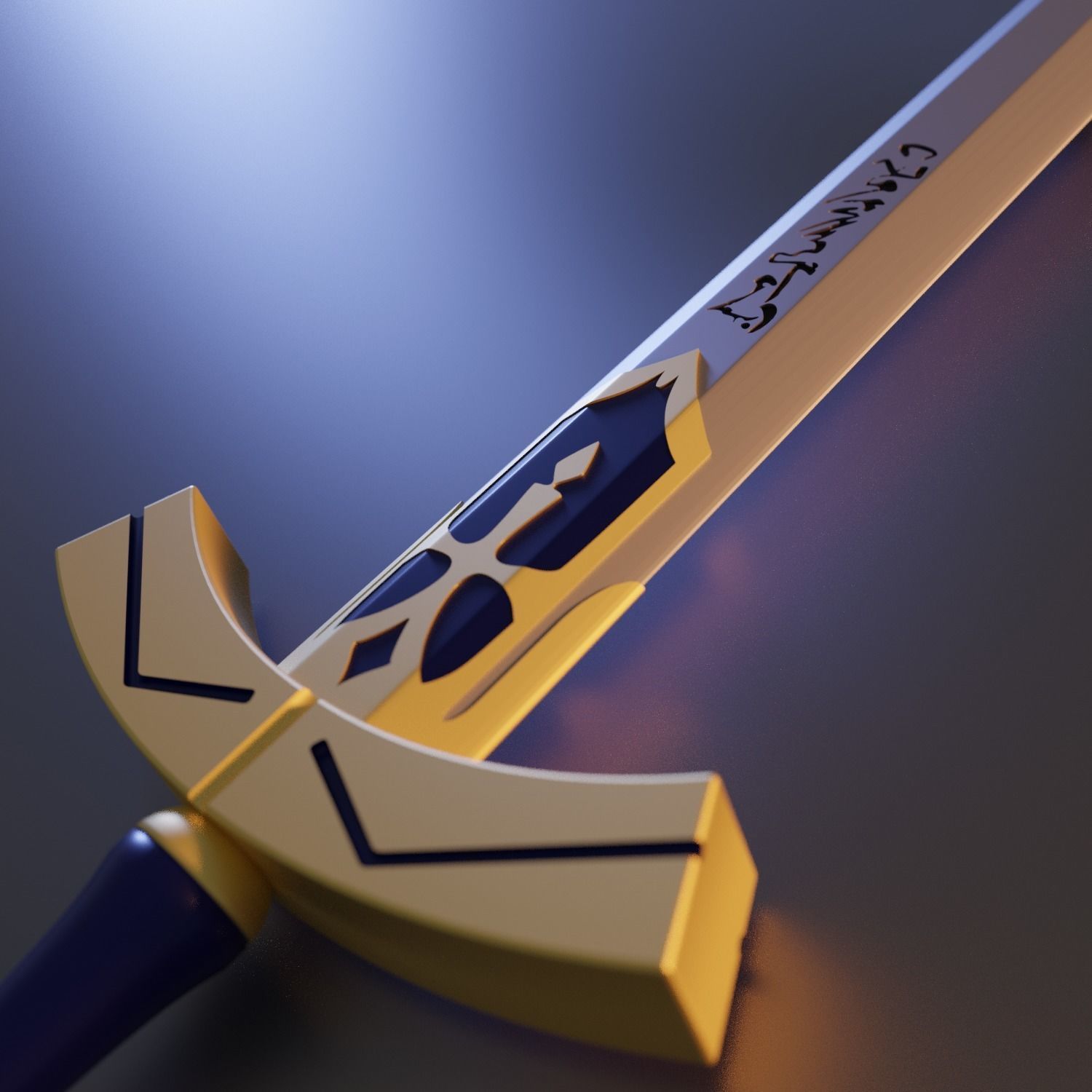 Excalibur - Inspired by Saber from Fate series 3D print model_11