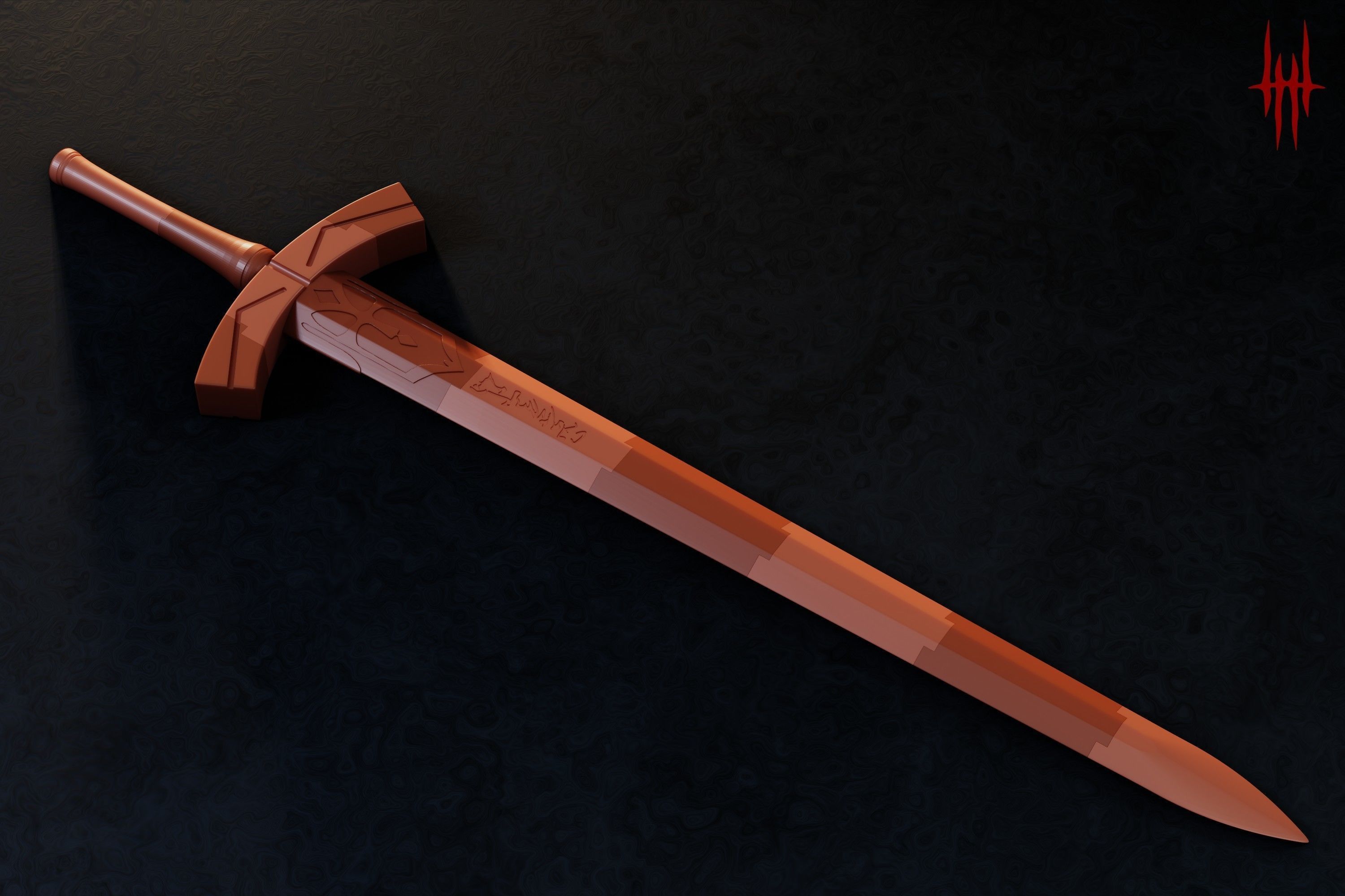 Excalibur - Inspired by Saber from Fate series 3D print model_15