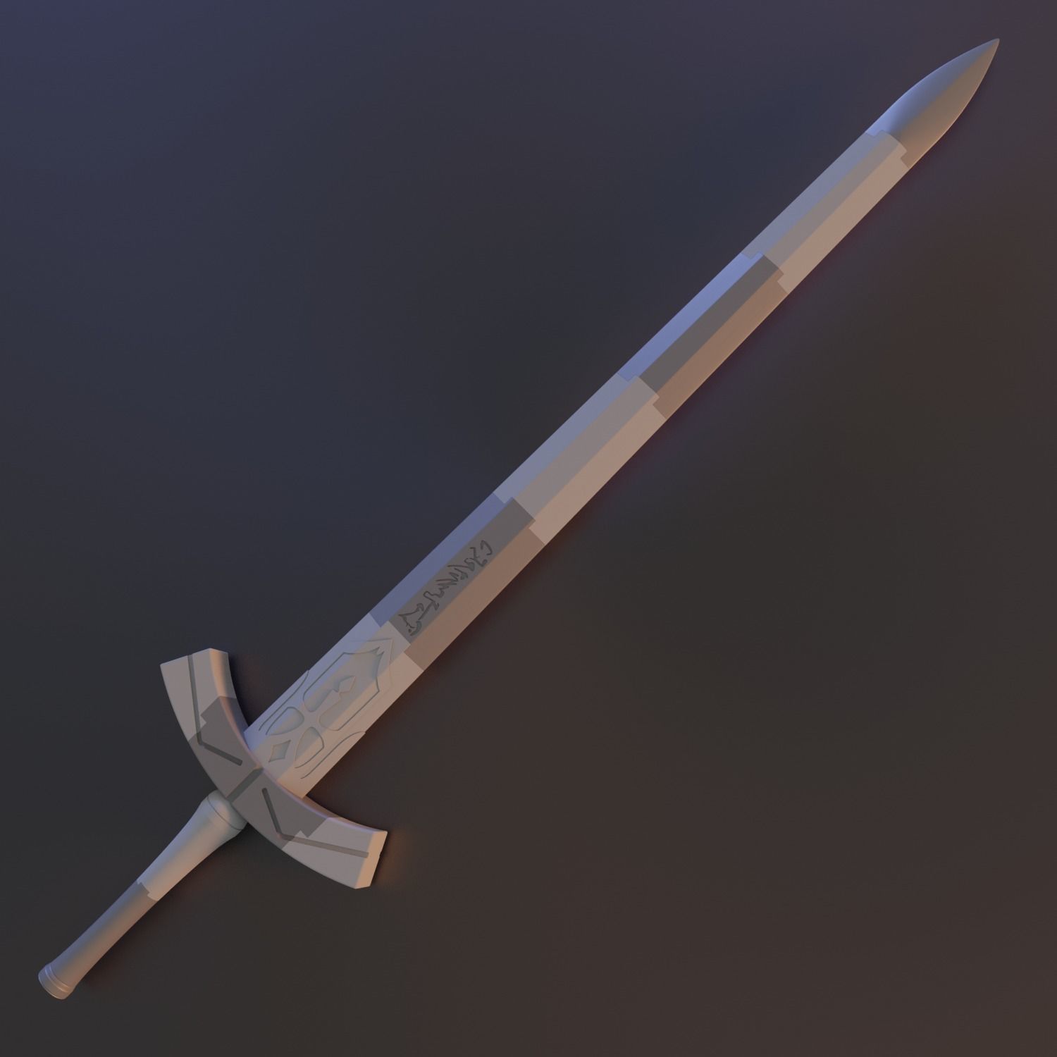 Excalibur - Inspired by Saber from Fate series 3D print model_12