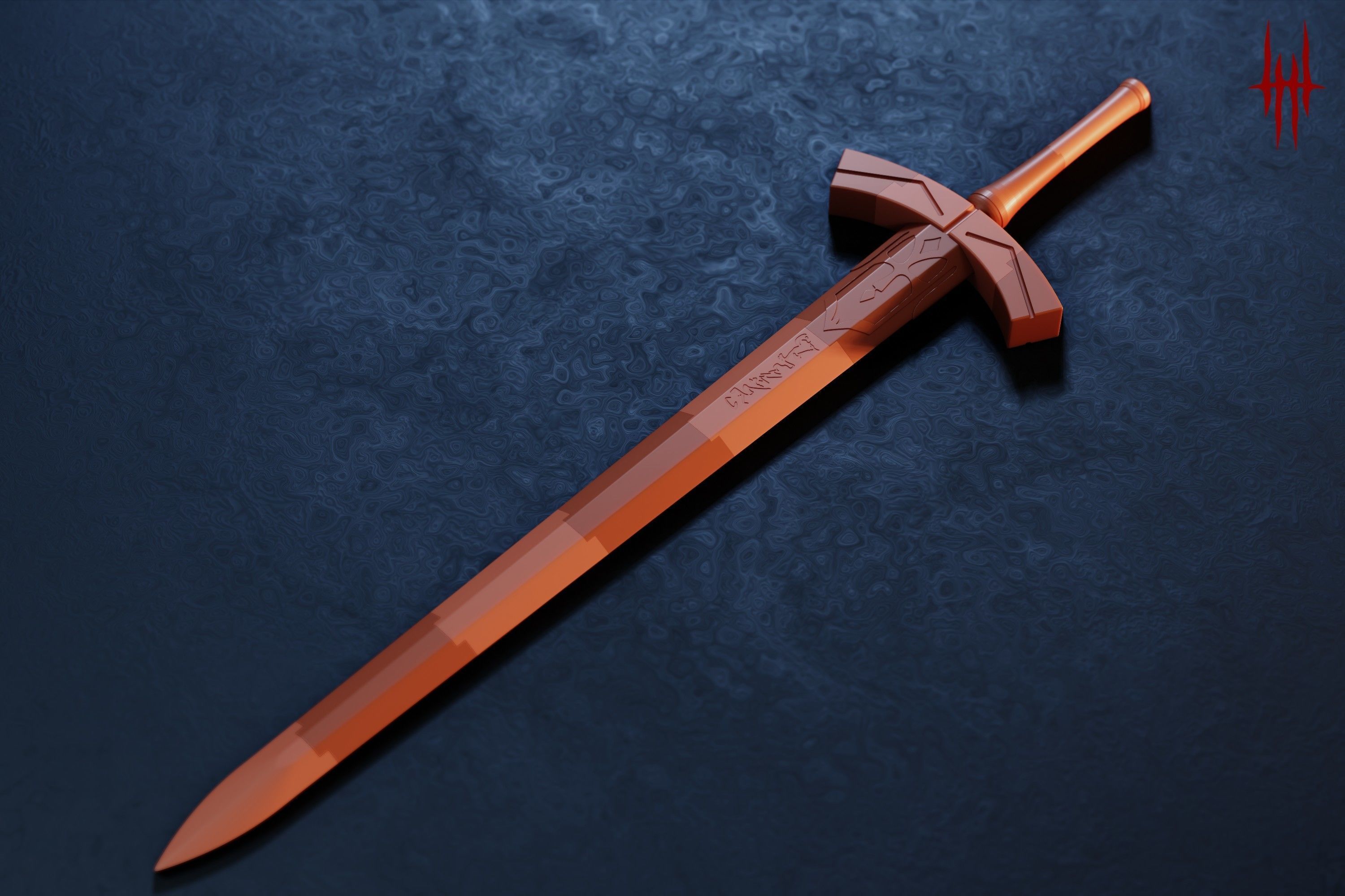 Excalibur - Inspired by Saber from Fate series 3D print model_16