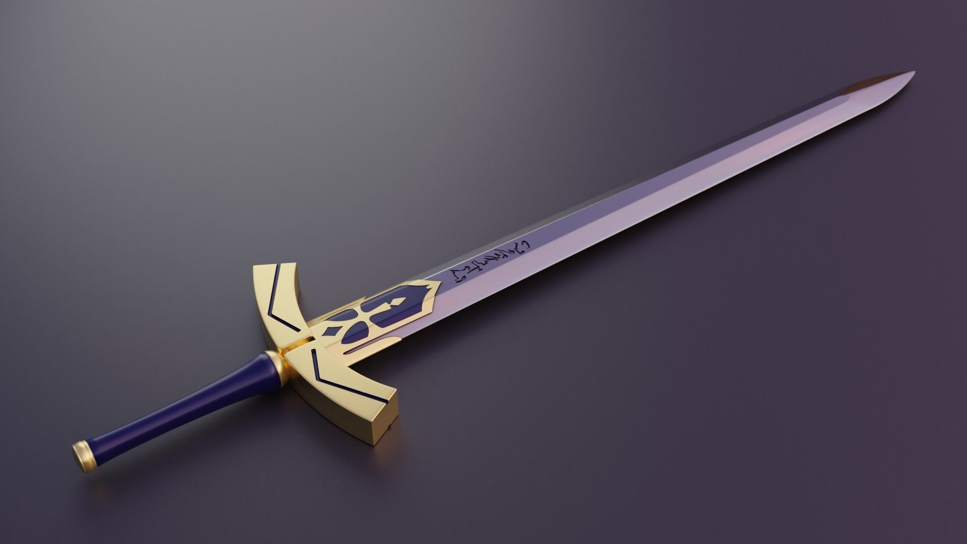 Excalibur - Inspired by Saber from Fate series 3D print model_13