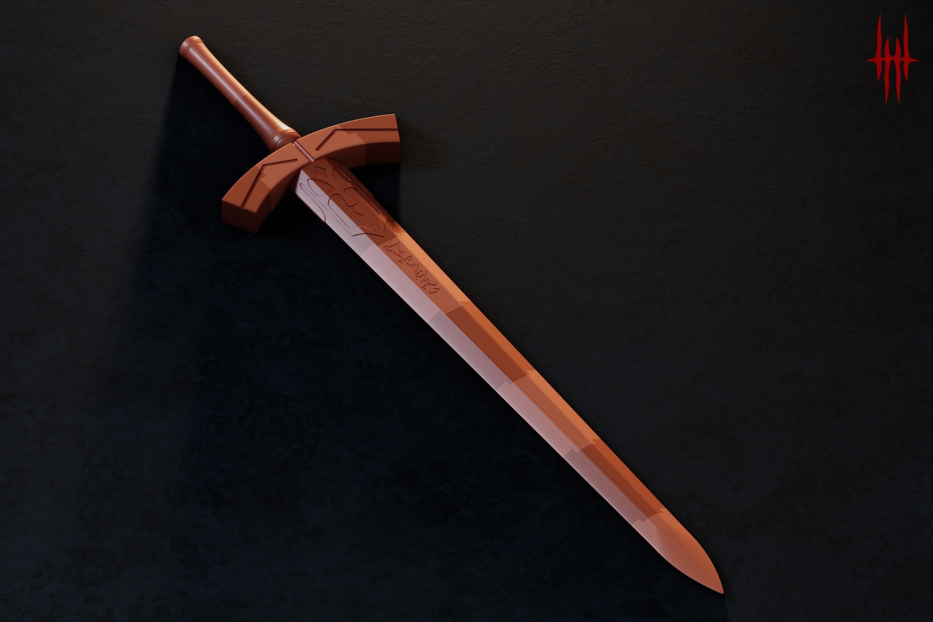 Excalibur - Inspired by Saber from Fate series 3D print model_8