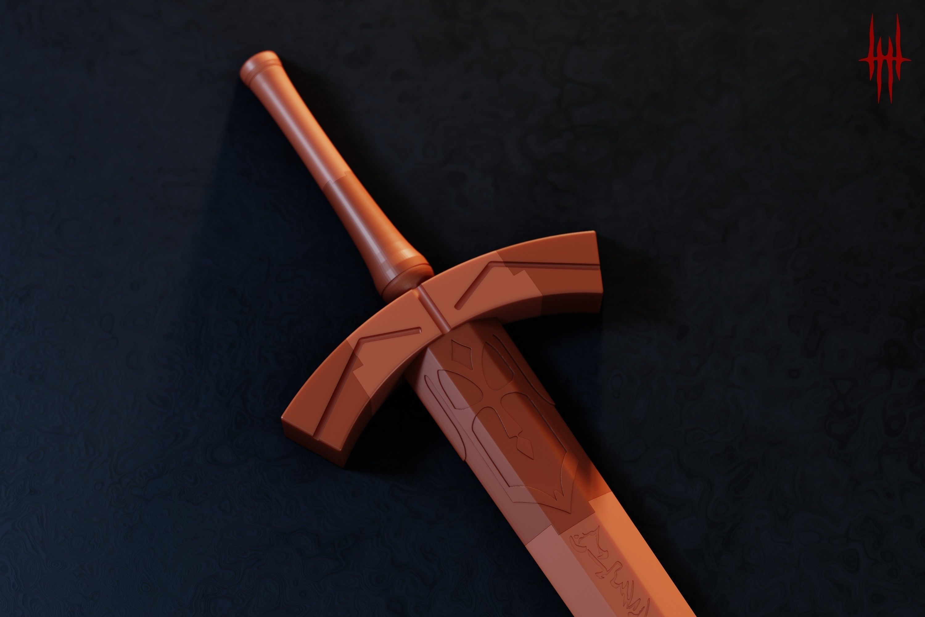 Excalibur - Inspired by Saber from Fate series 3D print model_5
