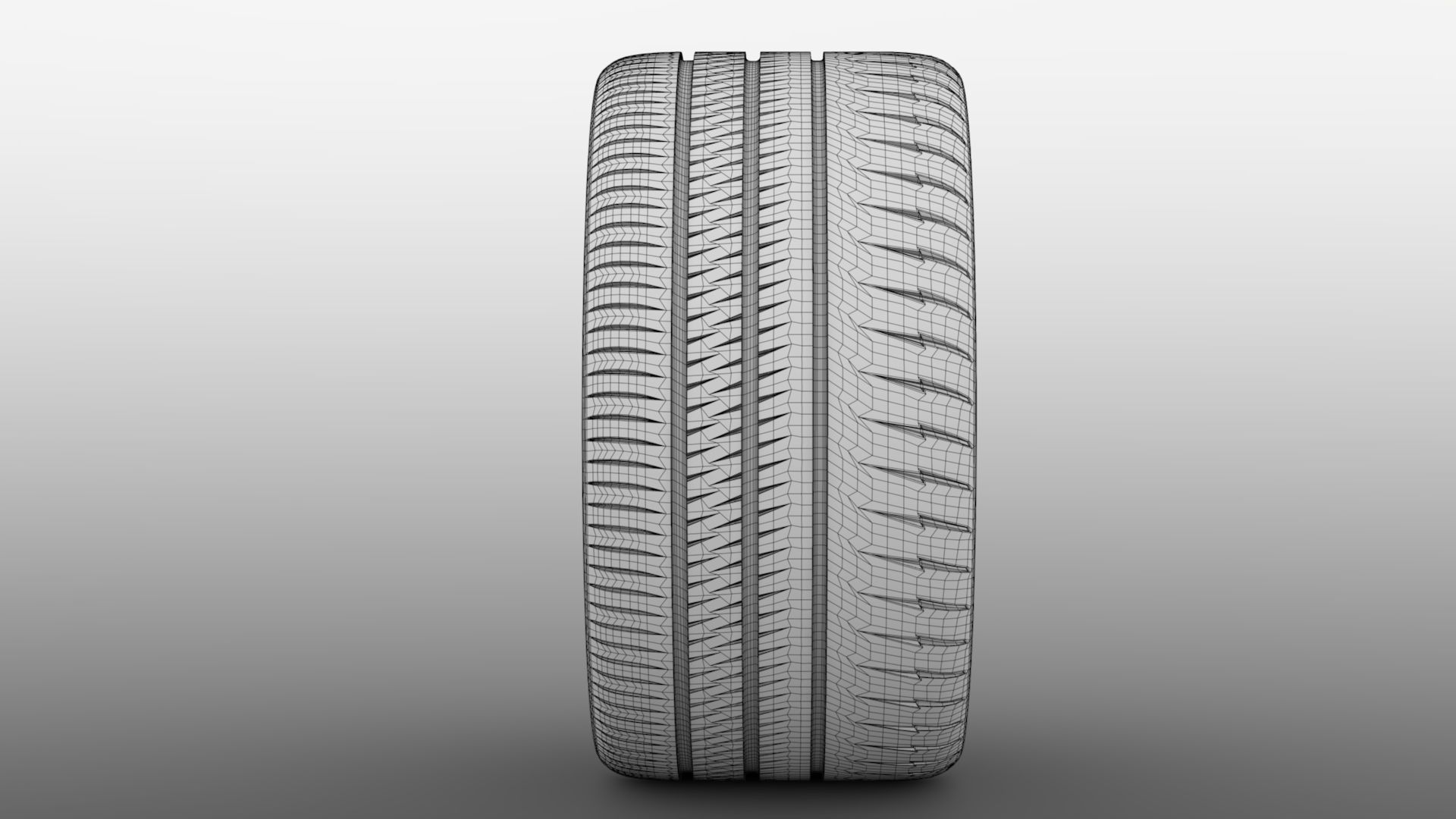 Bugatti Chiron wheel 3D model_11