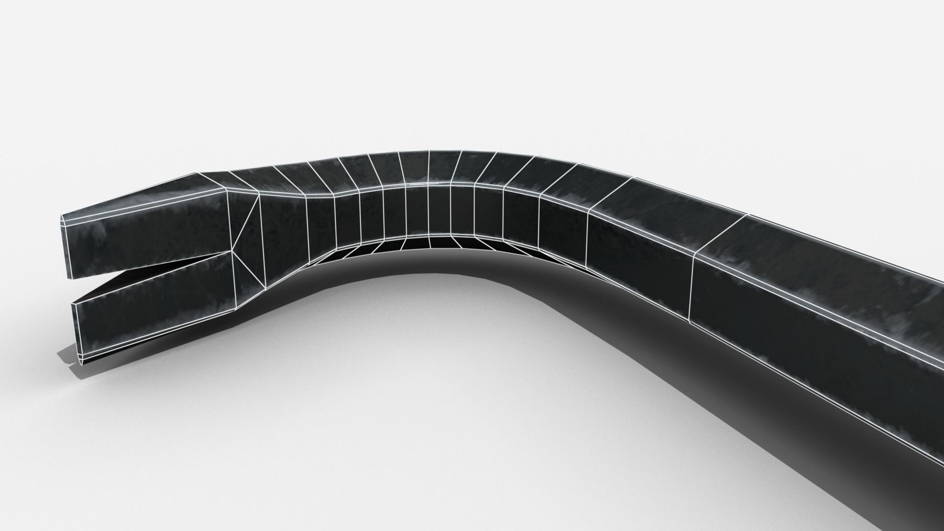 VR Hand Tools - Crow Bar Low-poly 3D model_7