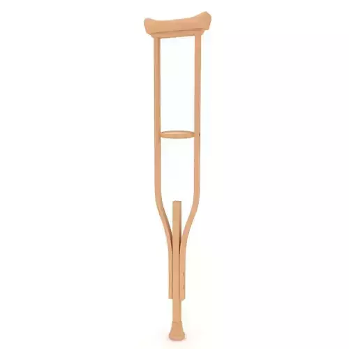 Crutches 3D model