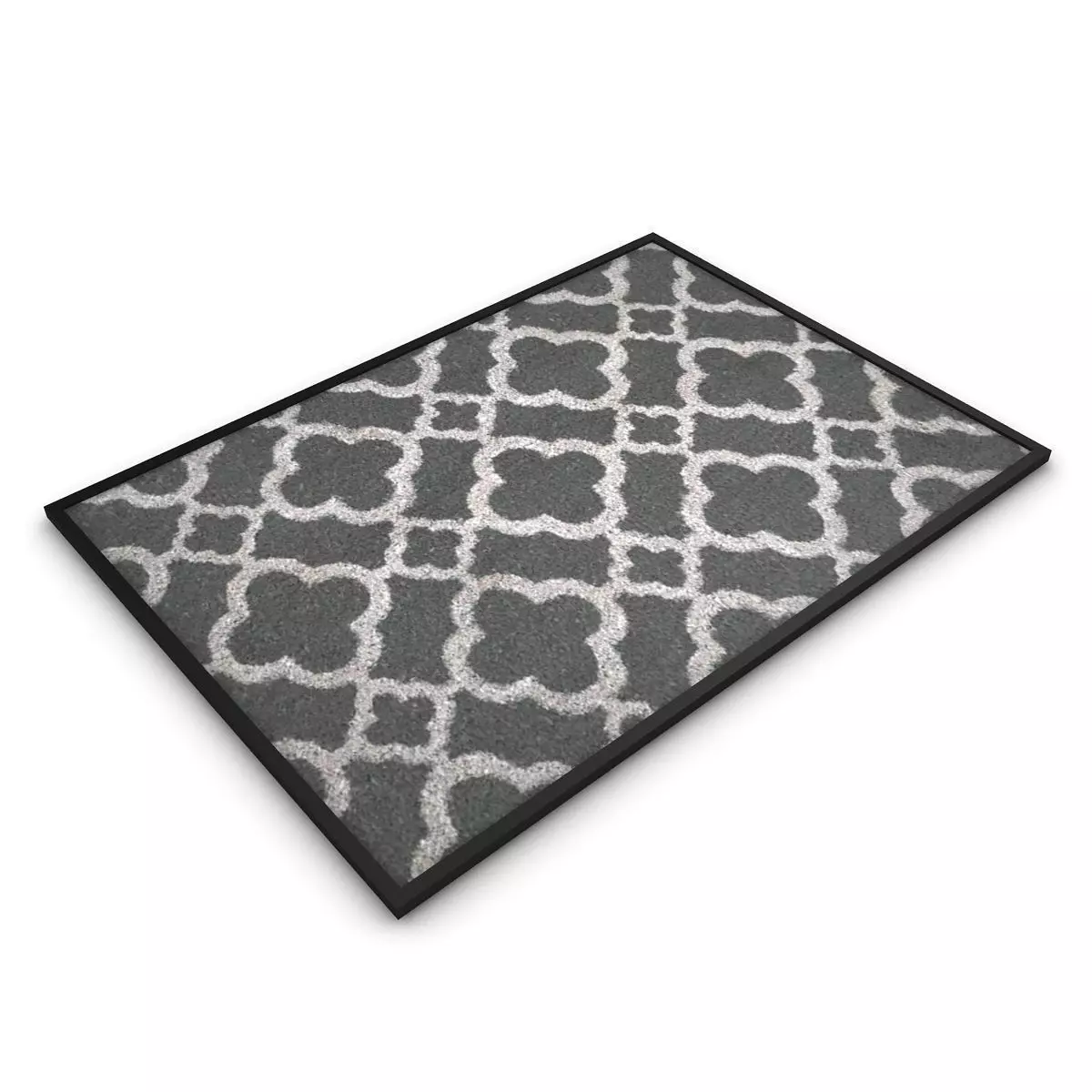 DOORMAT entrance mat with frame 3D model_0