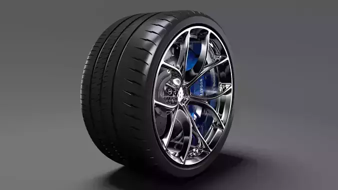 Bugatti Chiron wheel 2