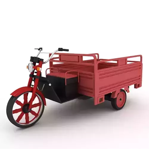 Electric Utility Tricycle 3D model