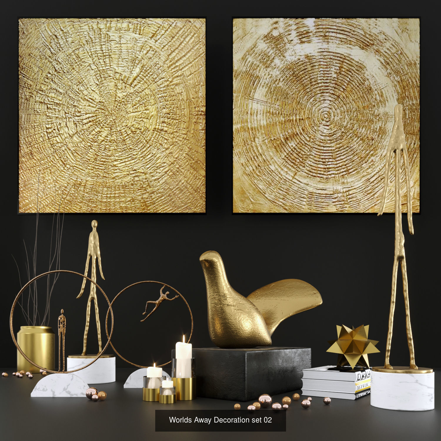 Worlds Away Decorativ set  3D Model Collection_2