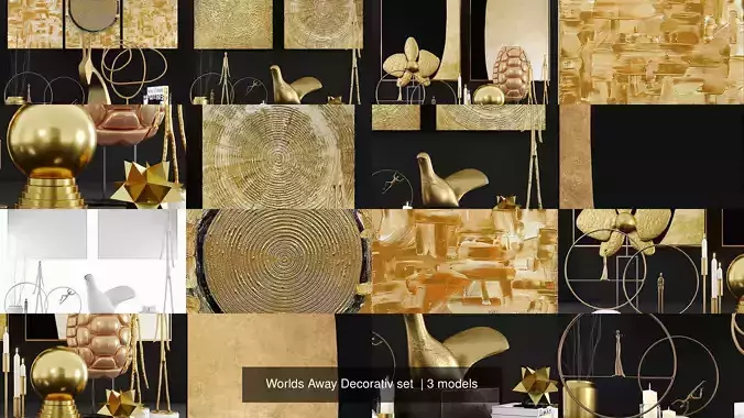 Worlds Away Decorativ set 