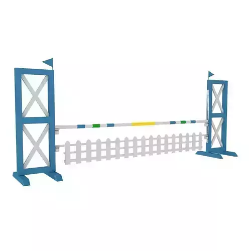 Horse jump obstacle  3D model