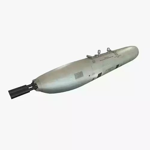 Gun Pod UPK-23-250 Low-poly 3D model