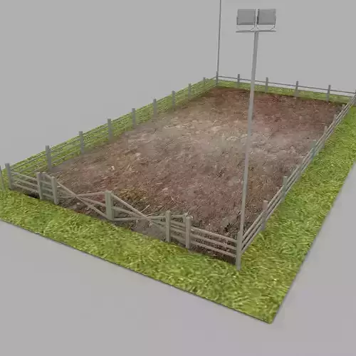 Horse jump riding arena 