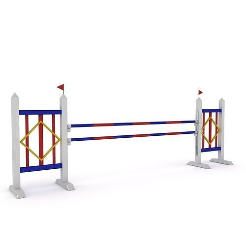 Horse Jumping Obstacles 3D model