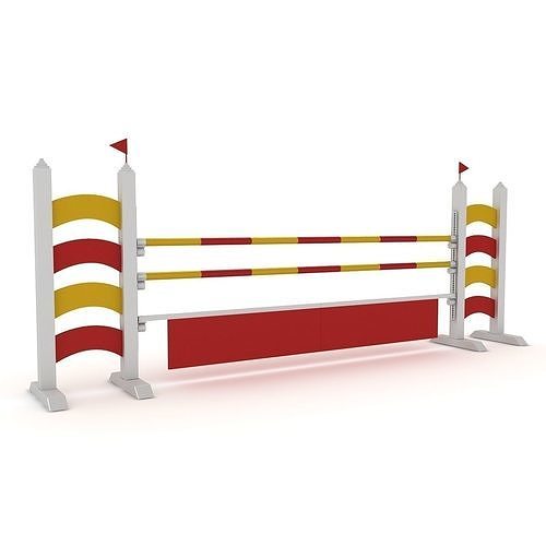 Horse Jumping Obstacles 3D model