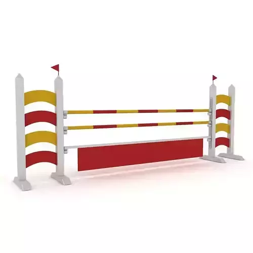 Horse Jumping Obstacles 3D model