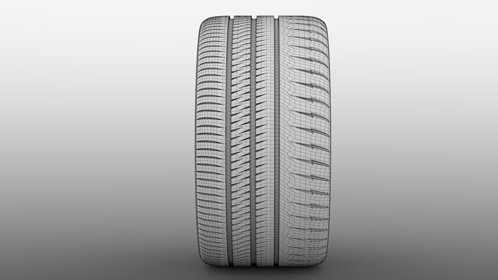 Bugatti Chiron wheel 4 3D model_11