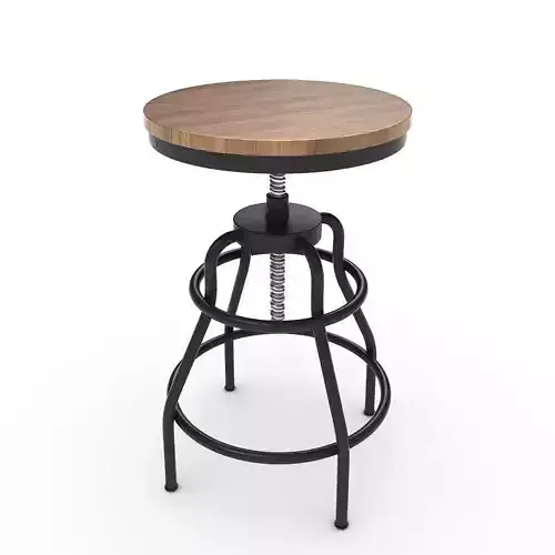 Industrial Mansard Stool