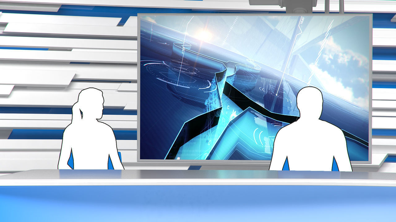 Virtual Broadcast Studio 15 3D model_11