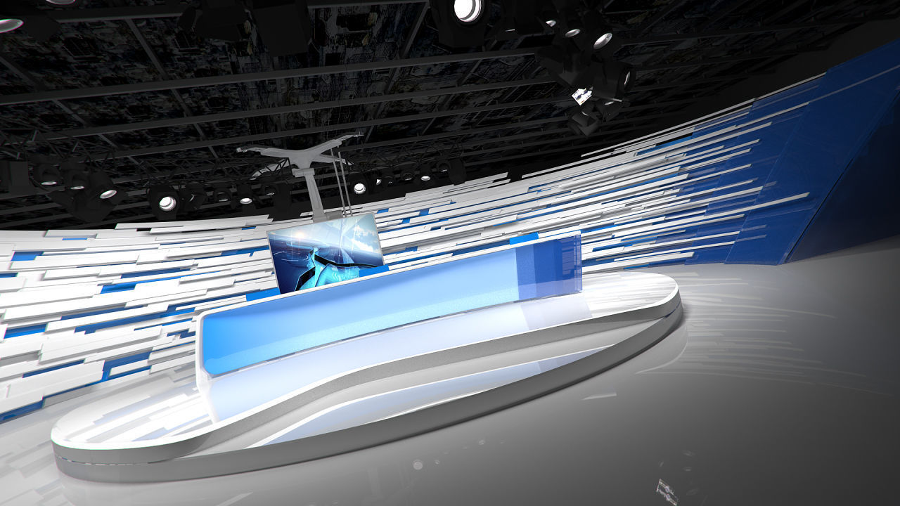Virtual Broadcast Studio 15 3D model_6