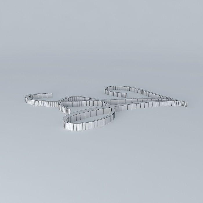 letter Free 3D model_4