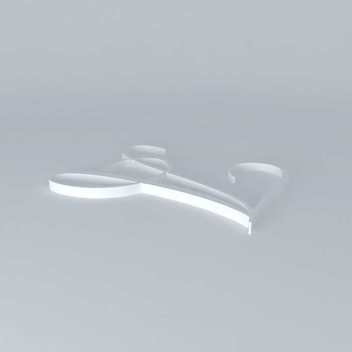 letter Free 3D model_1
