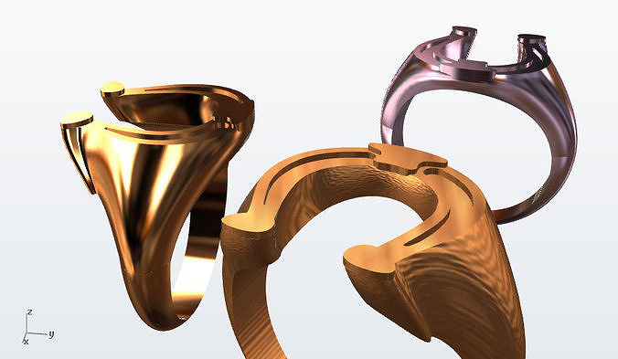 Horse shoe ring Free 3D print model
