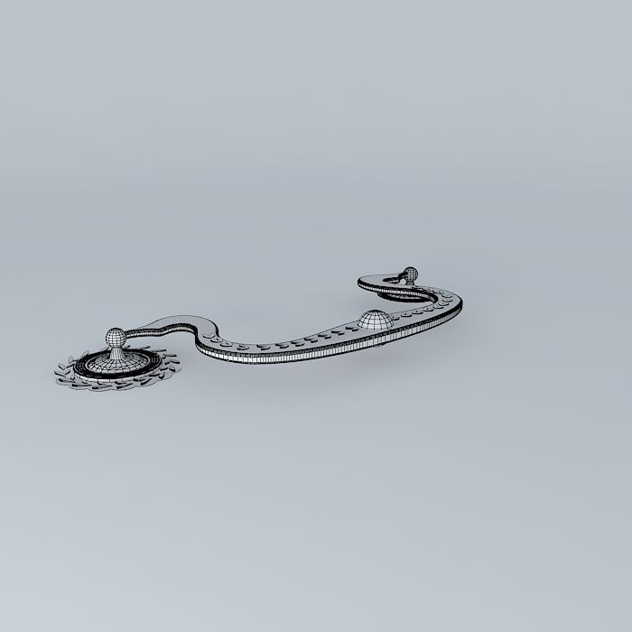 furniture handle 3D model_3